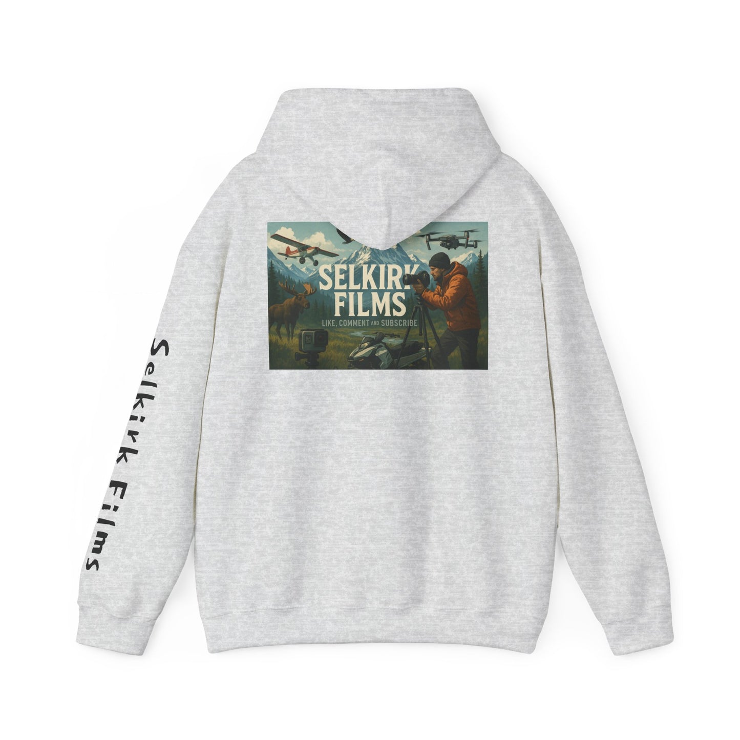 Unisex Heavy Blend™ Hooded Sweatshirt - Selkirk Films Vintage Artwork