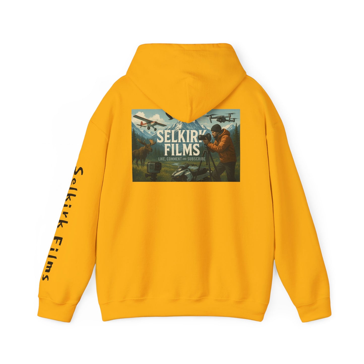 Unisex Heavy Blend™ Hooded Sweatshirt - Selkirk Films Vintage Artwork