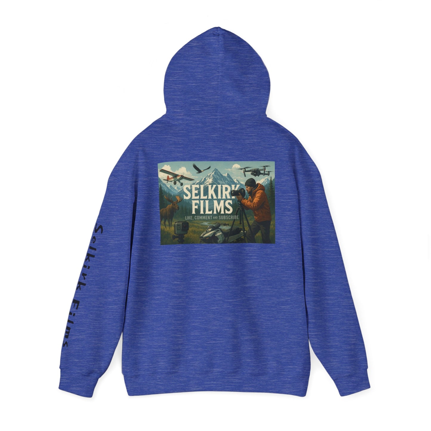 Unisex Heavy Blend™ Hooded Sweatshirt - Selkirk Films Vintage Artwork
