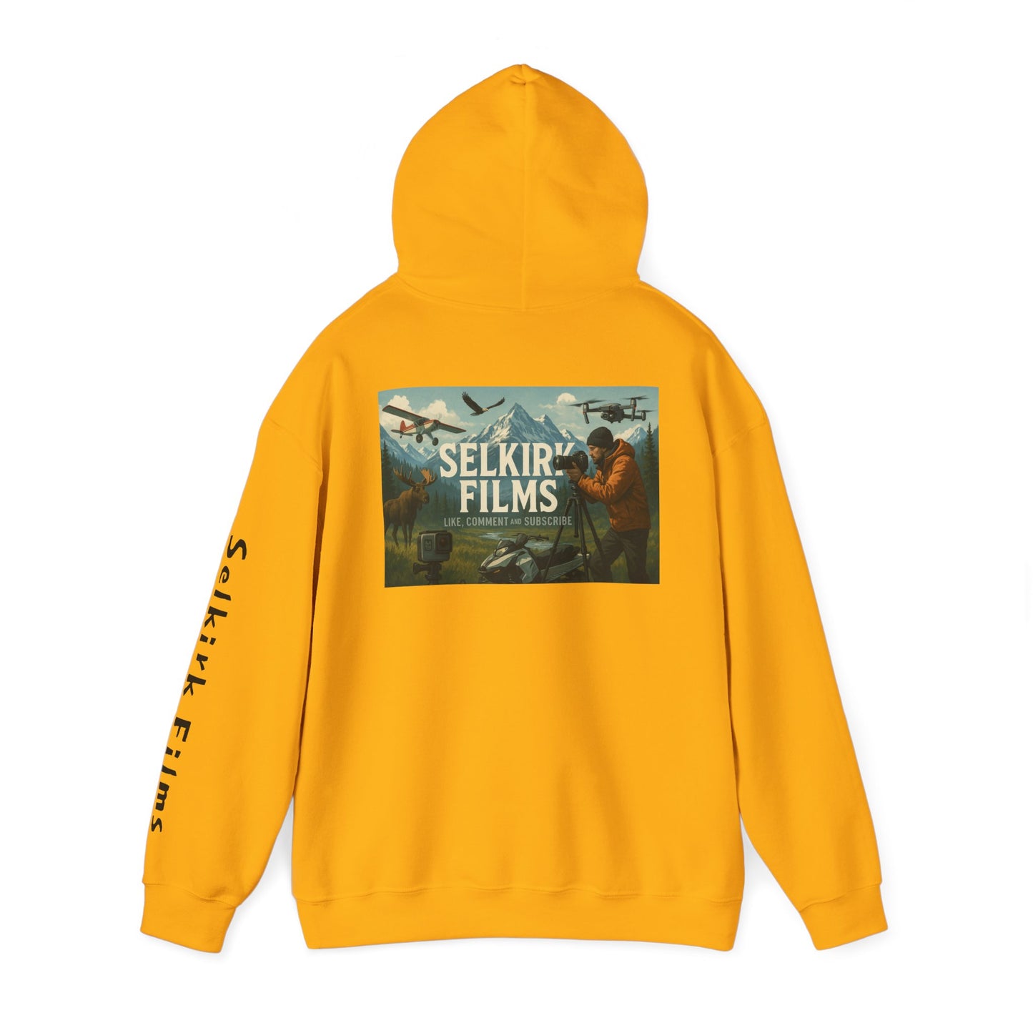 Unisex Heavy Blend™ Hooded Sweatshirt - Selkirk Films Vintage Artwork