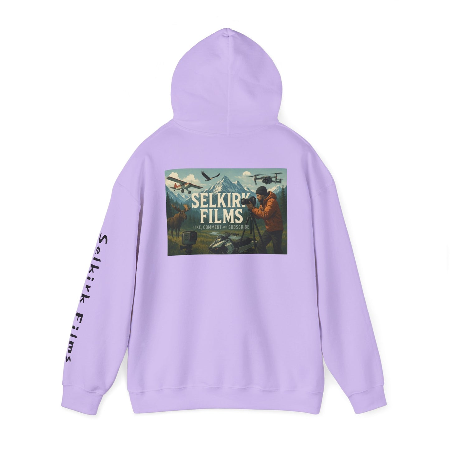 Unisex Heavy Blend™ Hooded Sweatshirt - Selkirk Films Vintage Artwork