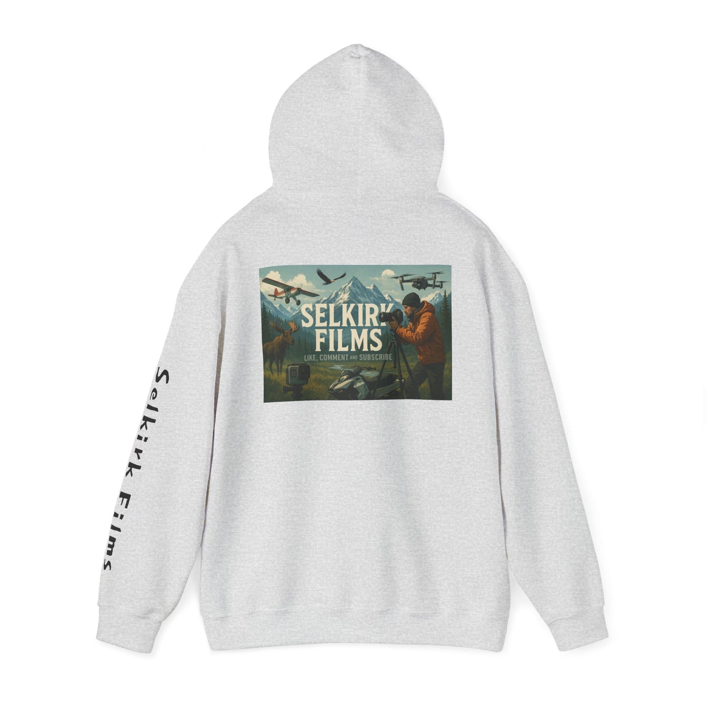 Unisex Heavy Blend™ Hooded Sweatshirt - Selkirk Films Vintage Artwork