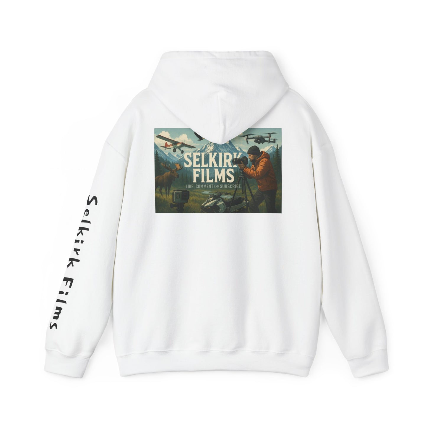Unisex Heavy Blend™ Hooded Sweatshirt - Selkirk Films Vintage Artwork