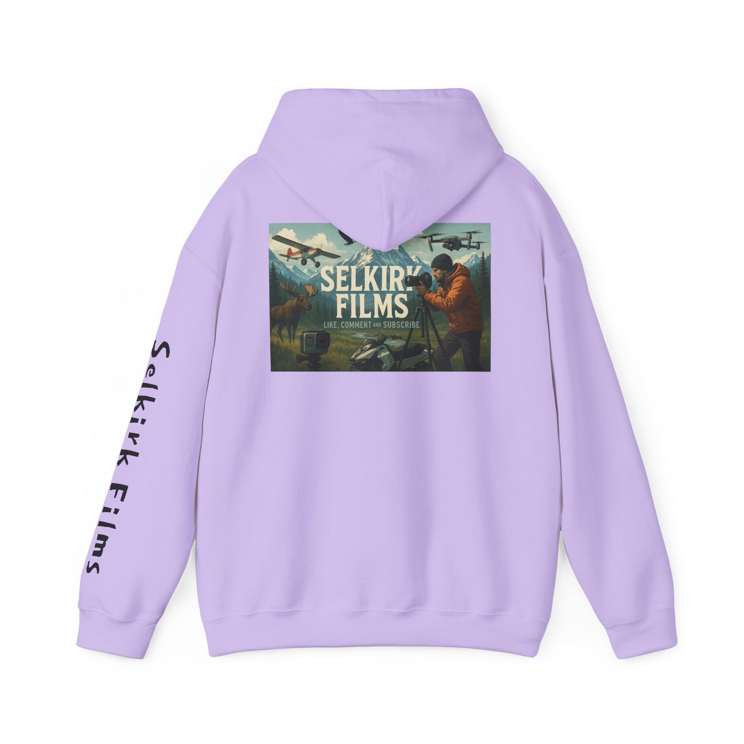 Unisex Heavy Blend™ Hooded Sweatshirt - Selkirk Films Vintage Artwork