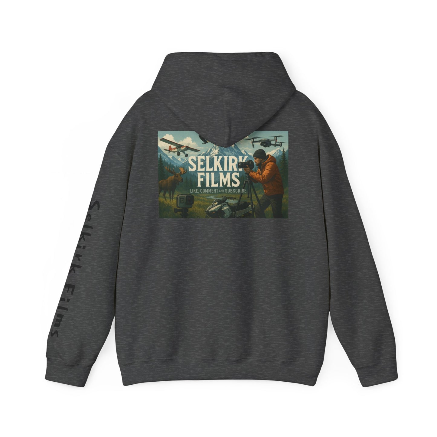 Unisex Heavy Blend™ Hooded Sweatshirt - Selkirk Films Vintage Artwork