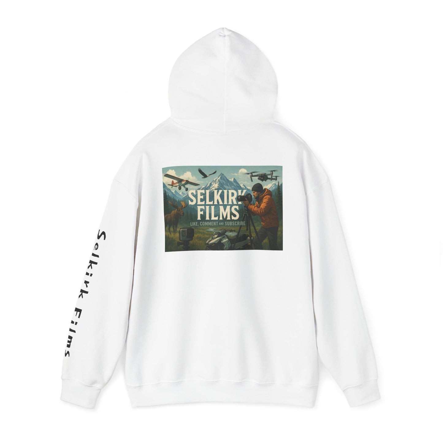 Unisex Heavy Blend™ Hooded Sweatshirt - Selkirk Films Vintage Artwork