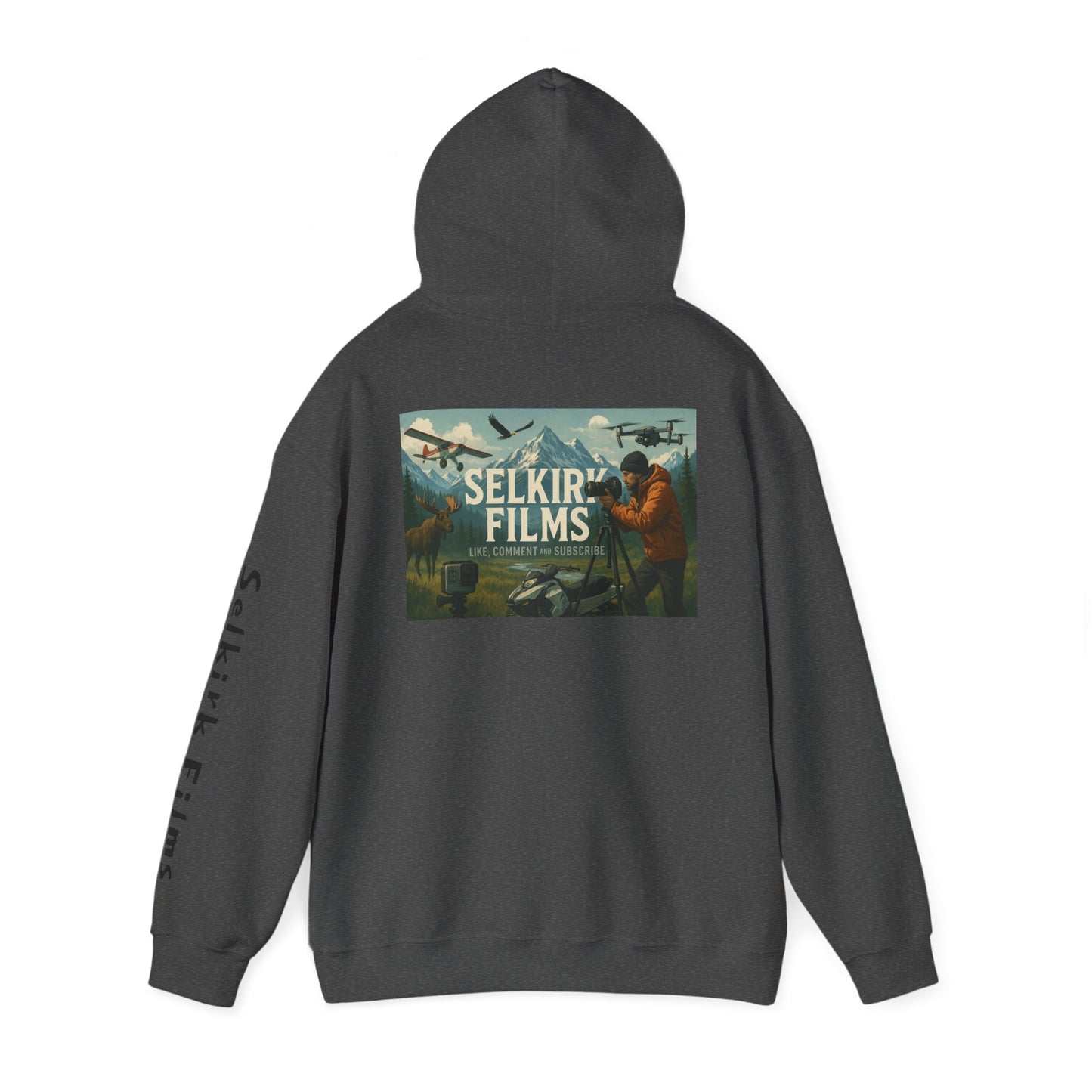 Unisex Heavy Blend™ Hooded Sweatshirt - Selkirk Films Vintage Artwork