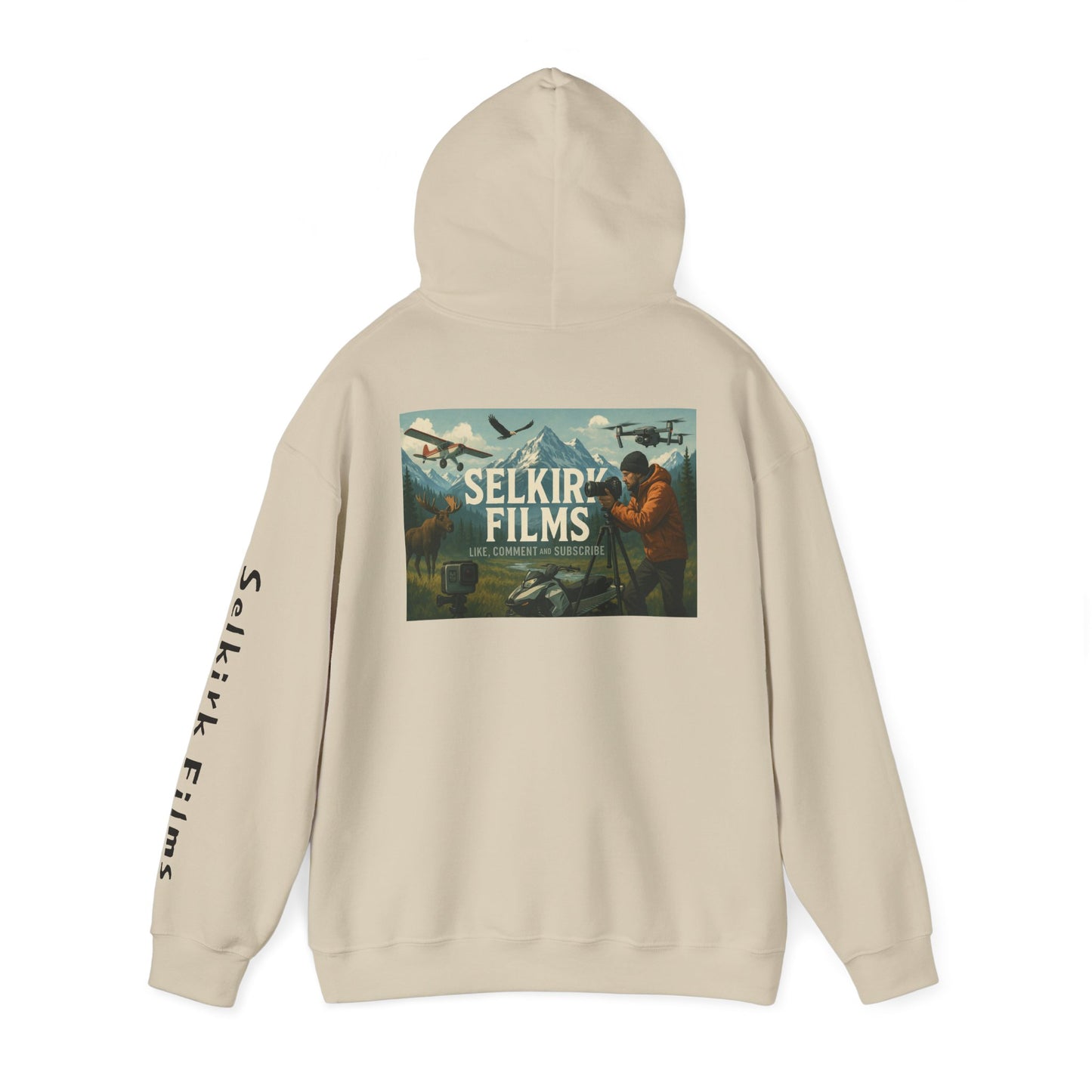 Unisex Heavy Blend™ Hooded Sweatshirt - Selkirk Films Vintage Artwork