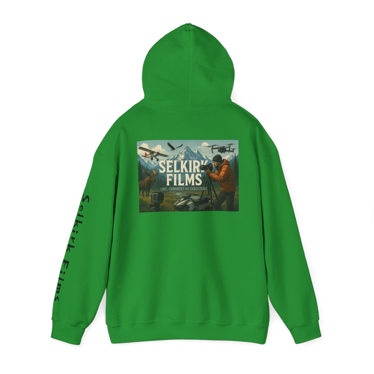 Unisex Heavy Blend™ Hooded Sweatshirt - Selkirk Films Vintage Artwork