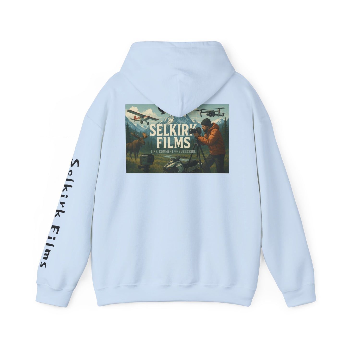 Unisex Heavy Blend™ Hooded Sweatshirt - Selkirk Films Vintage Artwork