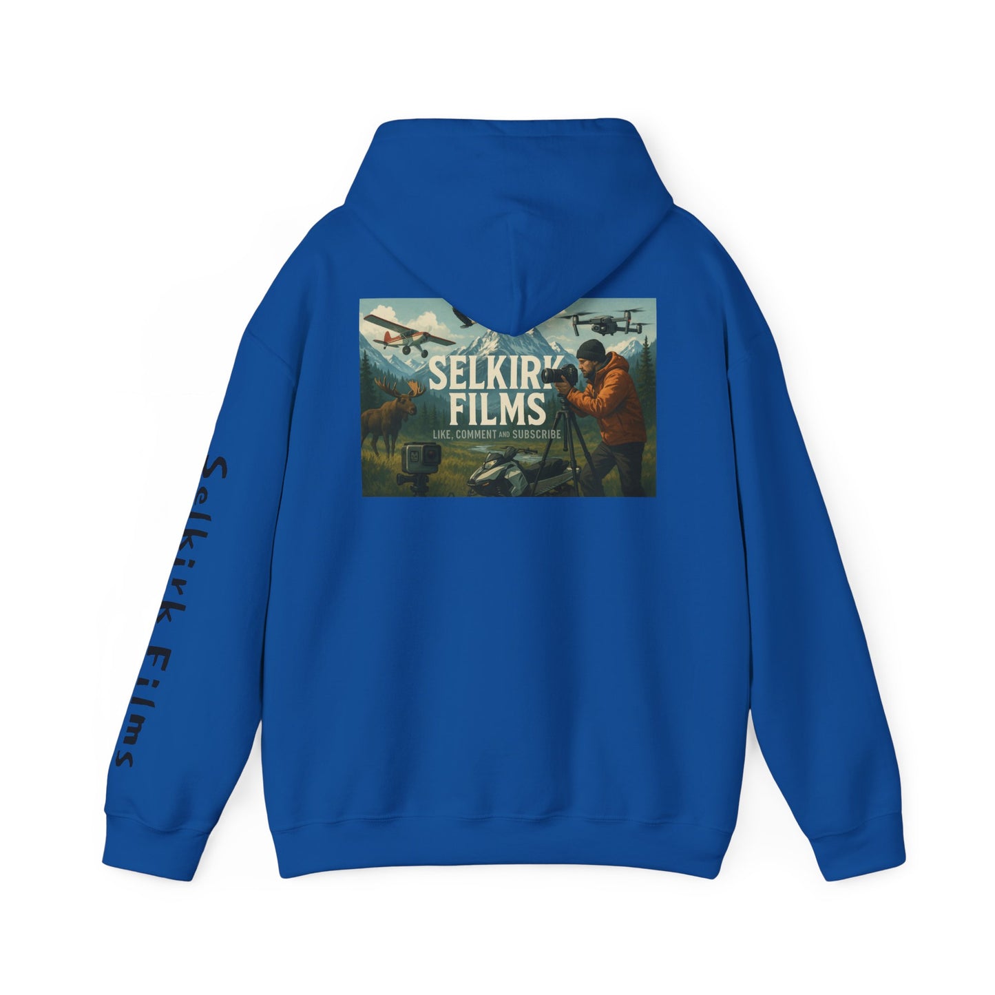 Unisex Heavy Blend™ Hooded Sweatshirt - Selkirk Films Vintage Artwork