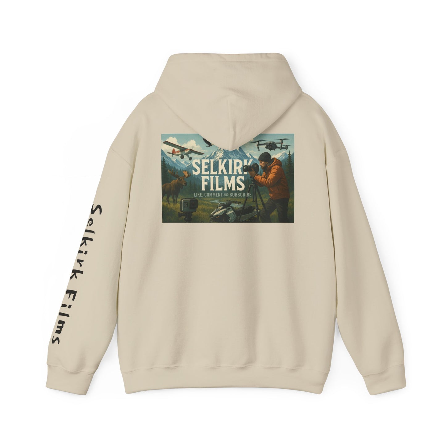 Unisex Heavy Blend™ Hooded Sweatshirt - Selkirk Films Vintage Artwork