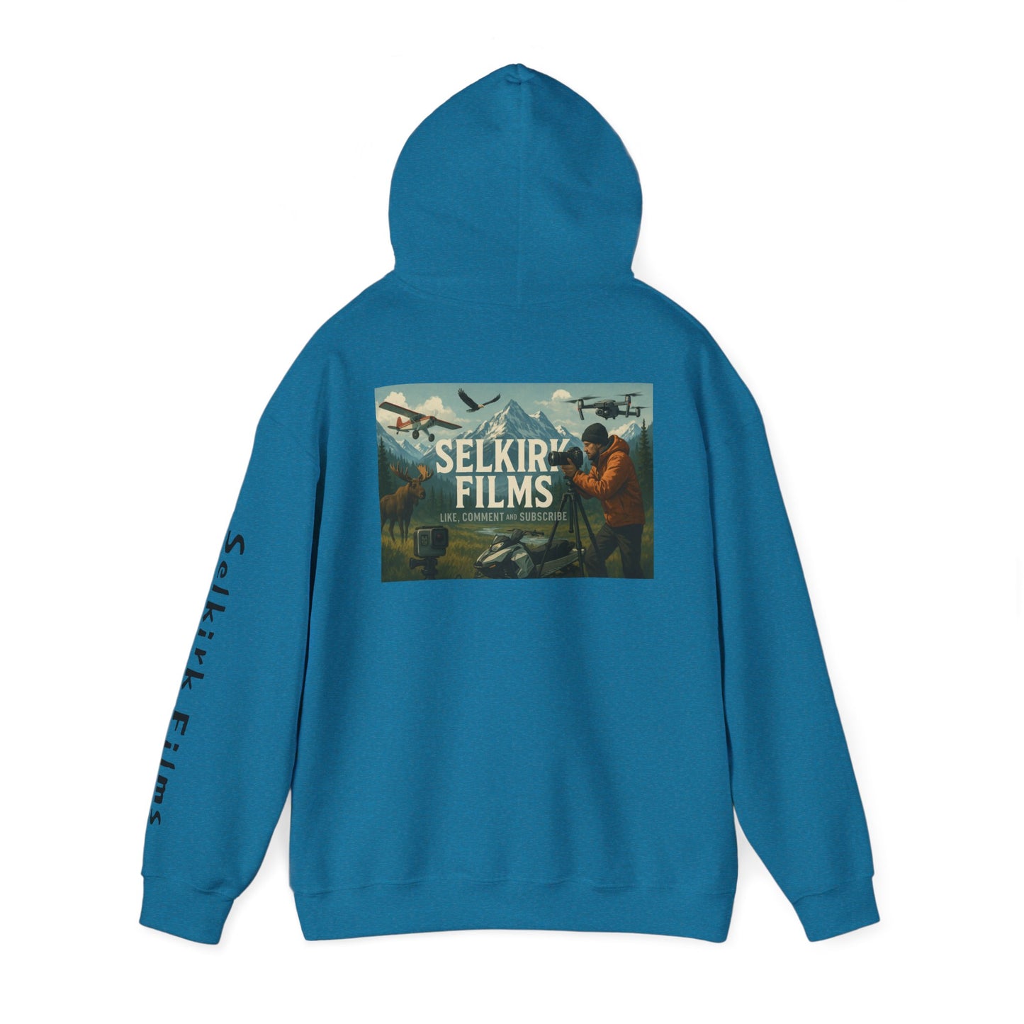 Unisex Heavy Blend™ Hooded Sweatshirt - Selkirk Films Vintage Artwork