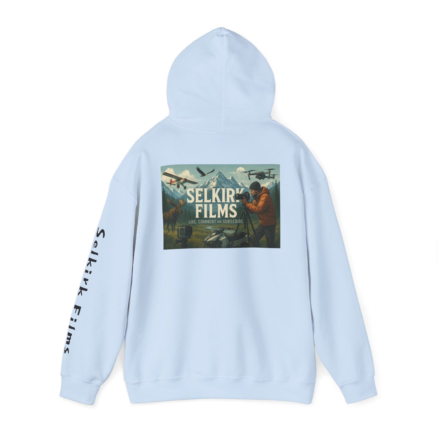 Unisex Heavy Blend™ Hooded Sweatshirt - Selkirk Films Vintage Artwork