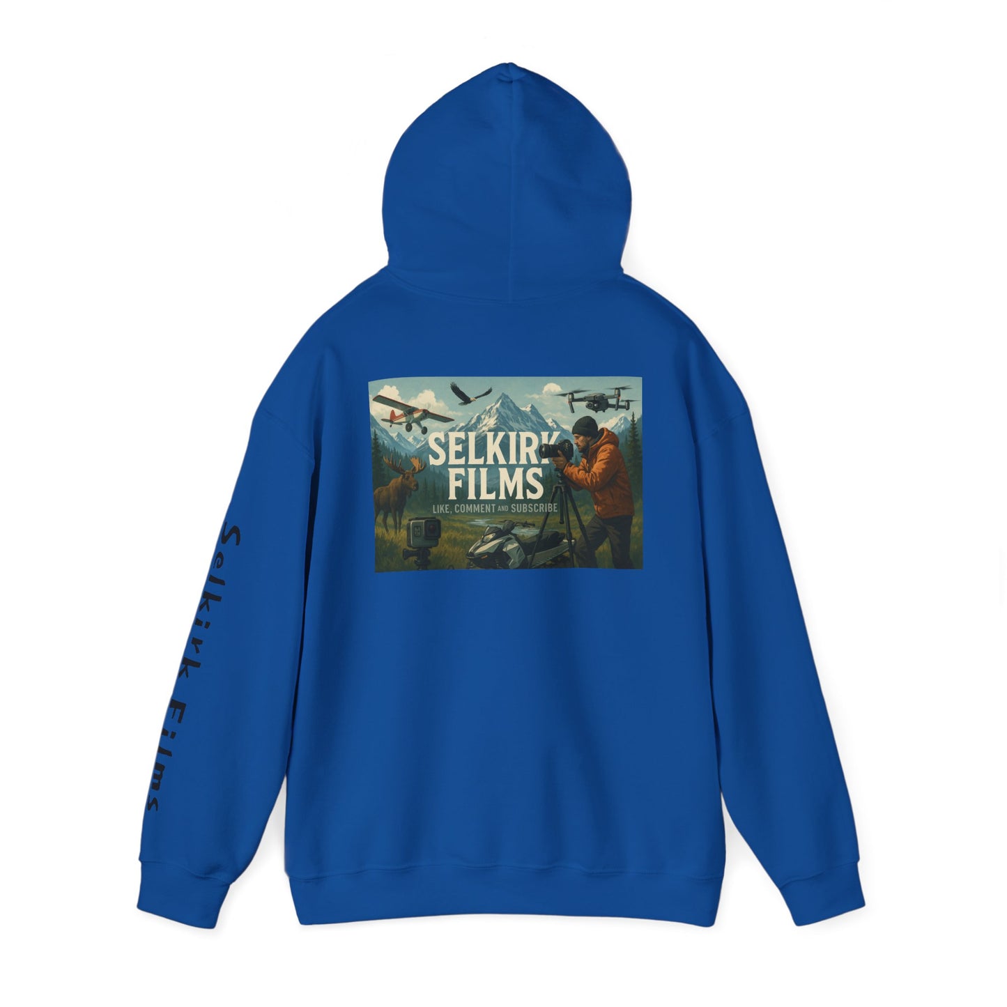 Unisex Heavy Blend™ Hooded Sweatshirt - Selkirk Films Vintage Artwork